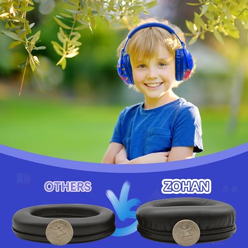 ZOHAN EM030 Kids Ear Protection, Noise Cancelling Headphones Ear Muffs for Autism Sensory, Safety Noise Reduction Hearing Protection for Monster Truck/Concerts/Fireworks/Air Shows - Image 3