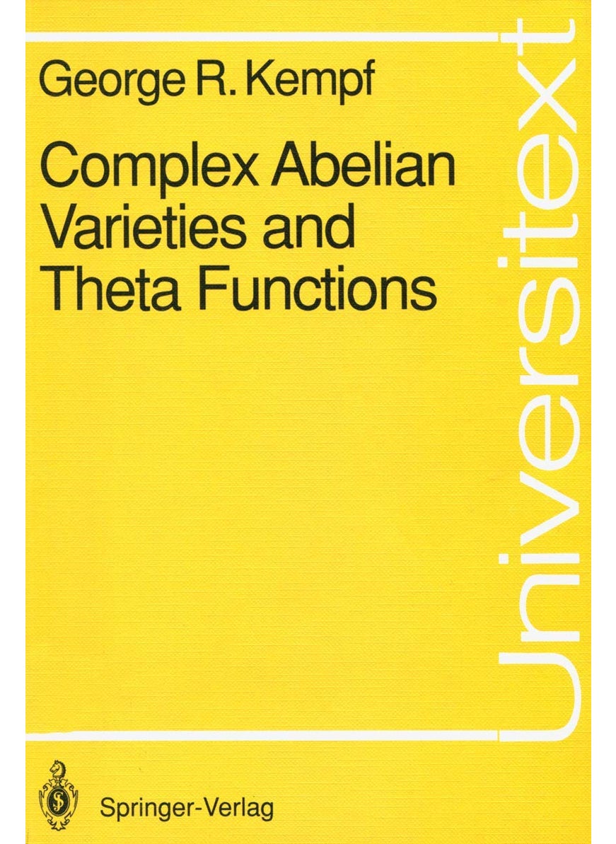 Complex Abelian Varieties and Theta Functions 