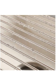 Y&D Dish Drying Rack 1PCS Over Sink Roll Up Rack, Best Kitchen Desk Organizer Collapsible Used for Tableware, Fruits, Vegetables, Cups  - Image 4