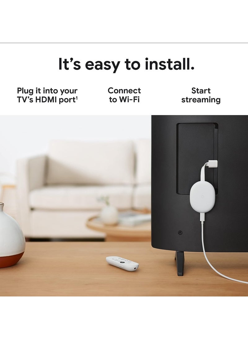 Generic - Google Chromecast with Google TV 4К Media Streamer with Google Assistant - Image 1