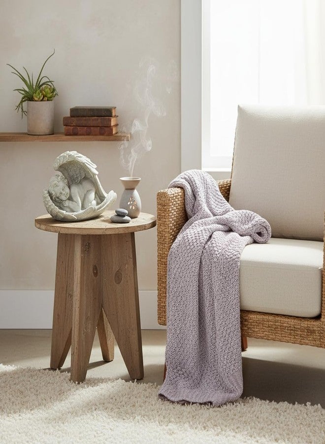 Comfy Hour تمثال ملاك صغير رمادي اللون من كومفي آور، مقاس 9 بوصات × 9 بوصات، ينام بجناحيه، قطعة ديكور منزلية عتيقة الطراز، مصنوعة من الراتنج، قطعة زخرفية سماوية منفردة للاستخدام الداخلي والخارجي على الطاولة - Image 5