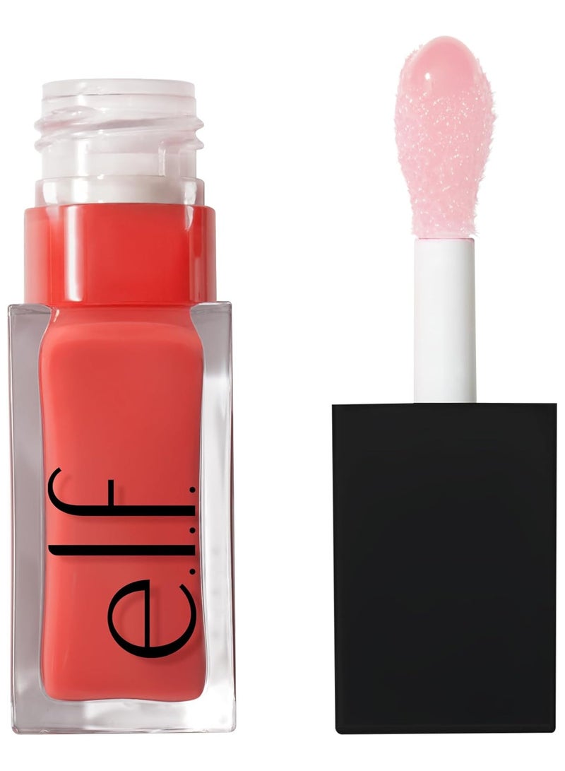 إلف زيت شفاه جلو ريفايفر للحصول على لمسة نهائية شديدة اللمعان 7.6 مل كوارتز وردي - Image 1