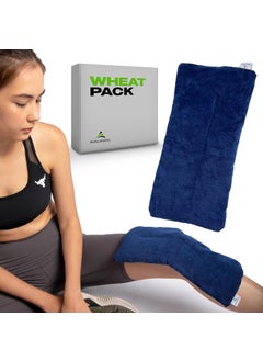 Avalanche AVALANCHE Athletic Heat Pad & Cooling Pad for Recovery - Neck Heating Pad for Muscle Soreness & Tension - Back & Shoulder Heating Pad - Microwavable Heating Pads - Cold Packs for Injuries (Navy Blue) 