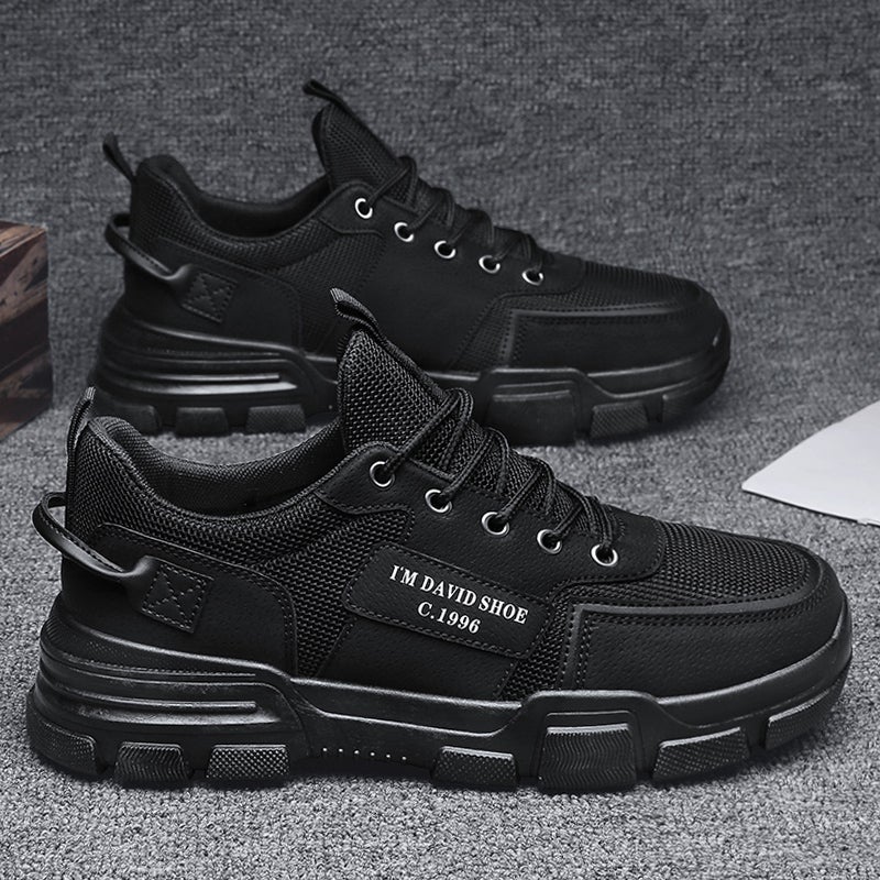 Men'S Shoes Labor Protection Site Work Outdoor Mountaineering Martin Tooling Board Shoes Spring Torre Sports Casual Black Trendy Shoes - Image 2