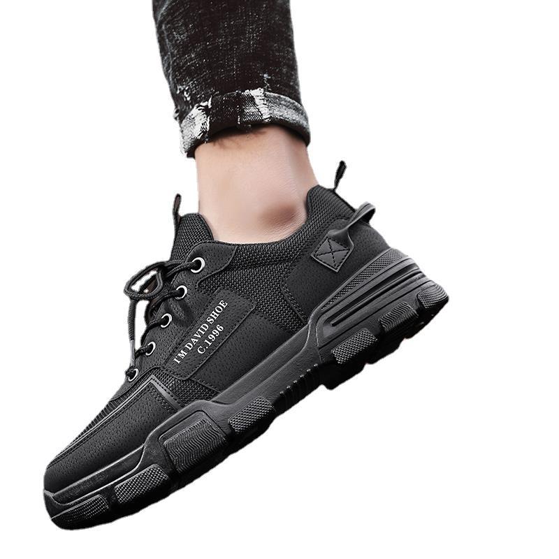 Men'S Shoes Labor Protection Site Work Outdoor Mountaineering Martin Tooling Board Shoes Spring Torre Sports Casual Black Trendy Shoes - Image 5