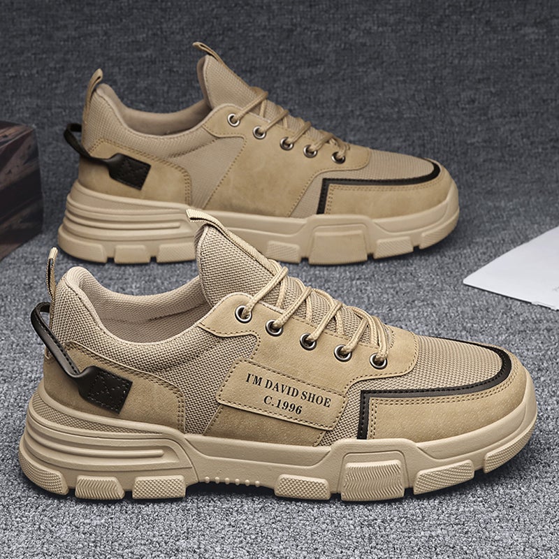 Men'S Shoes Labor Protection Site Work Outdoor Mountaineering Martin Tooling Board Shoes Spring Torre Sports Casual Black Trendy Shoes - Image 4