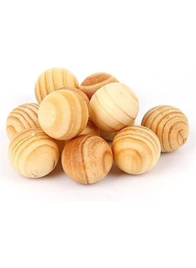 كرات النفتالين الخشبية (20 قطعة) - Image 5