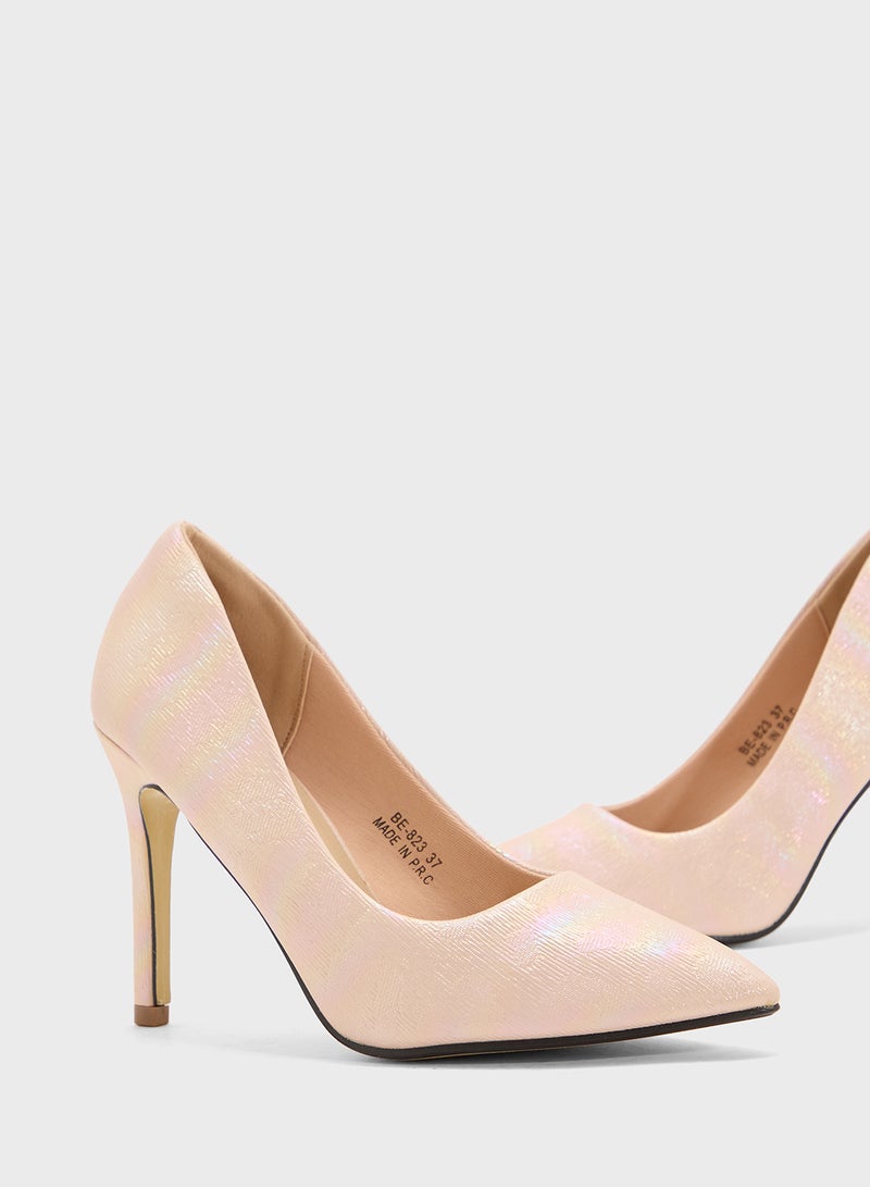 BR High Heel Pointed Pump  - Image 4