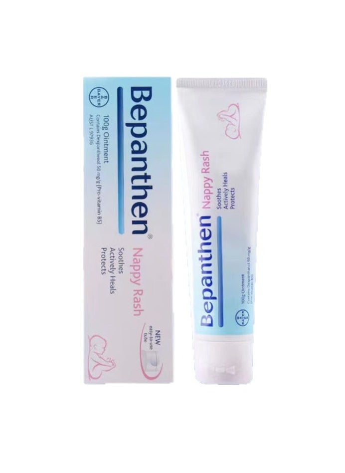 Bepanthen Protective Baby Ointment 100g, Bepanthen Nappy Care Ointment, Gentle Bepanthen Diaper Ointment, Baby Rash Ointment  - Image 1