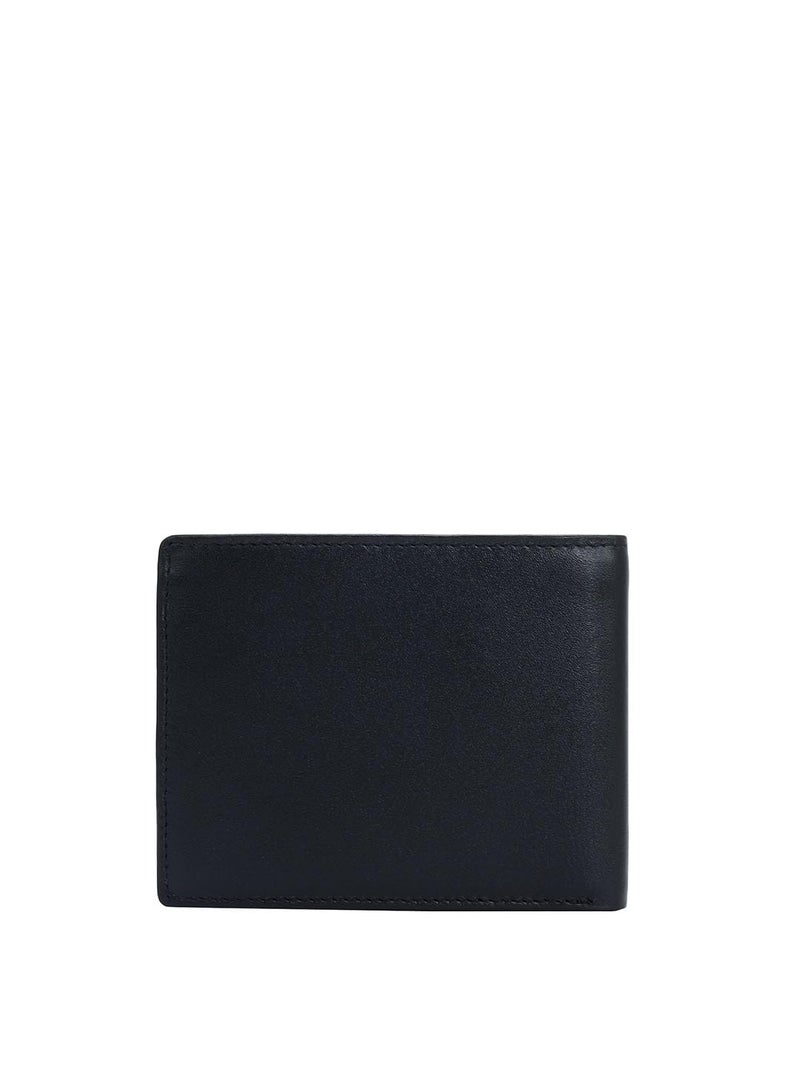 Da Milano RFID Protected Leather Wallet for Men with Card Slot - Black - Image 5
