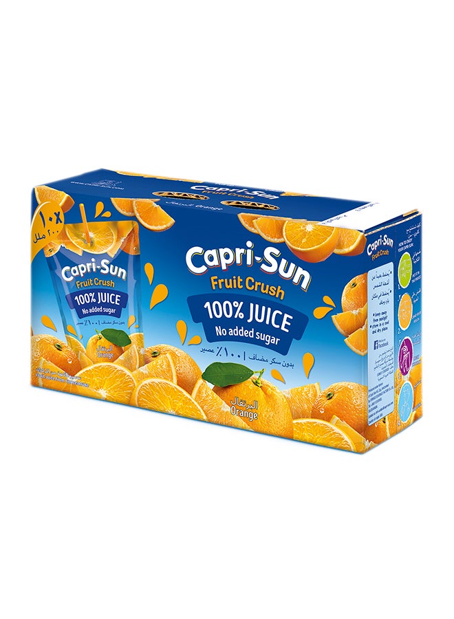 Fruit Crush Orange Juice 10 x 200ml