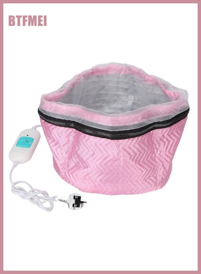 BTFMEI Thermal Hair Cap With Steamer Multicolour，Heated Perm Cap, Electric Hat, Beauty Hair Care Hair Dyeing Heated Cap (Zipper Colour is Random) - Image 2