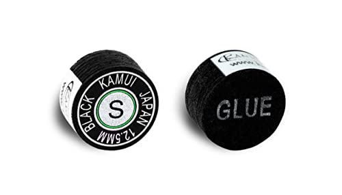 KAMUI Black Laminated Pool Billiard CUE TIP - 1 pc (Soft, 12.5 mm) - Image 3