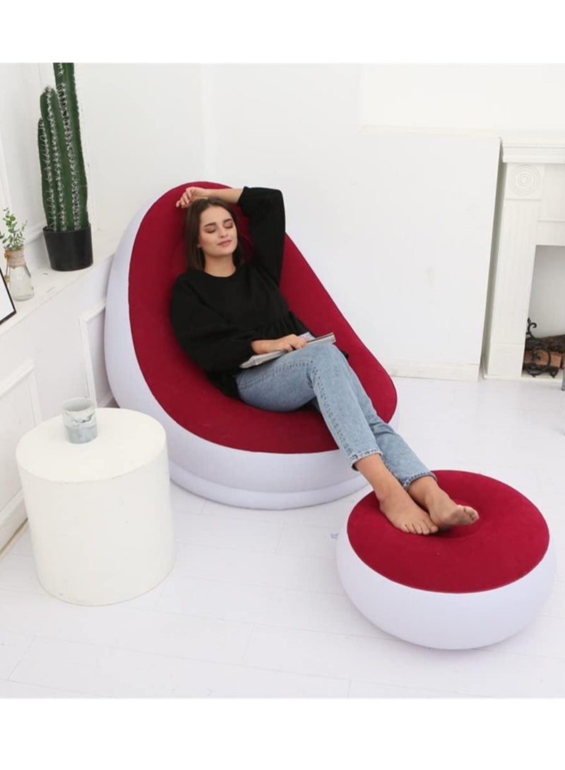 Generic Inflatable Sofa Household Outdoor Inflatable Stool Sofa Leisurely Inflatable Sofa  - Image 2
