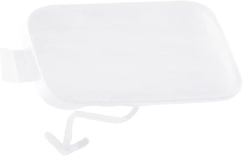 DEMULAX White Front Bumper Tow Hook Cover Cap - Image 1