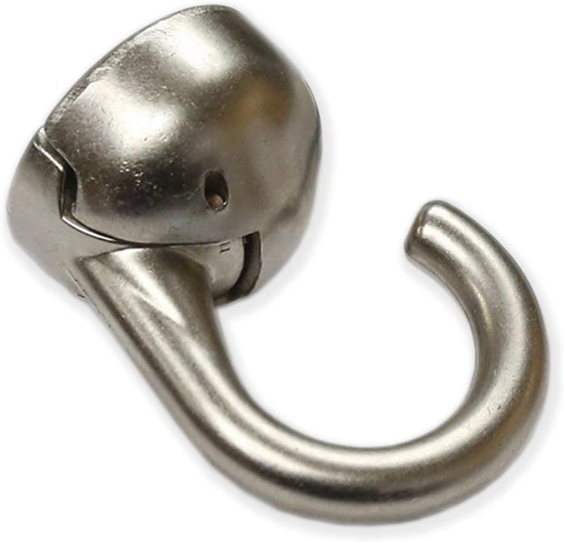 Hangman Products Elephant Hook Ceiling Hanger - (Nickel) Pack of 3 Hangers - Image 1