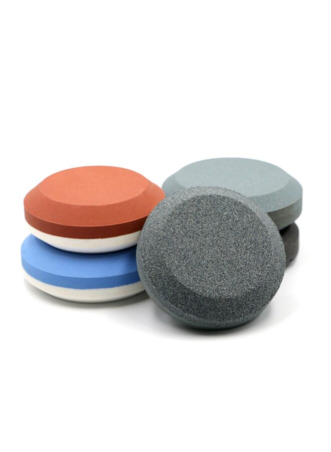Dual Grit Multi-Purpose Axe Sharpener& Hatchet Sharpening Stone Grinding Tool, Extra Coarse/Middle Fine - Grits on Each Side (Color : BRONW)  - Image 2