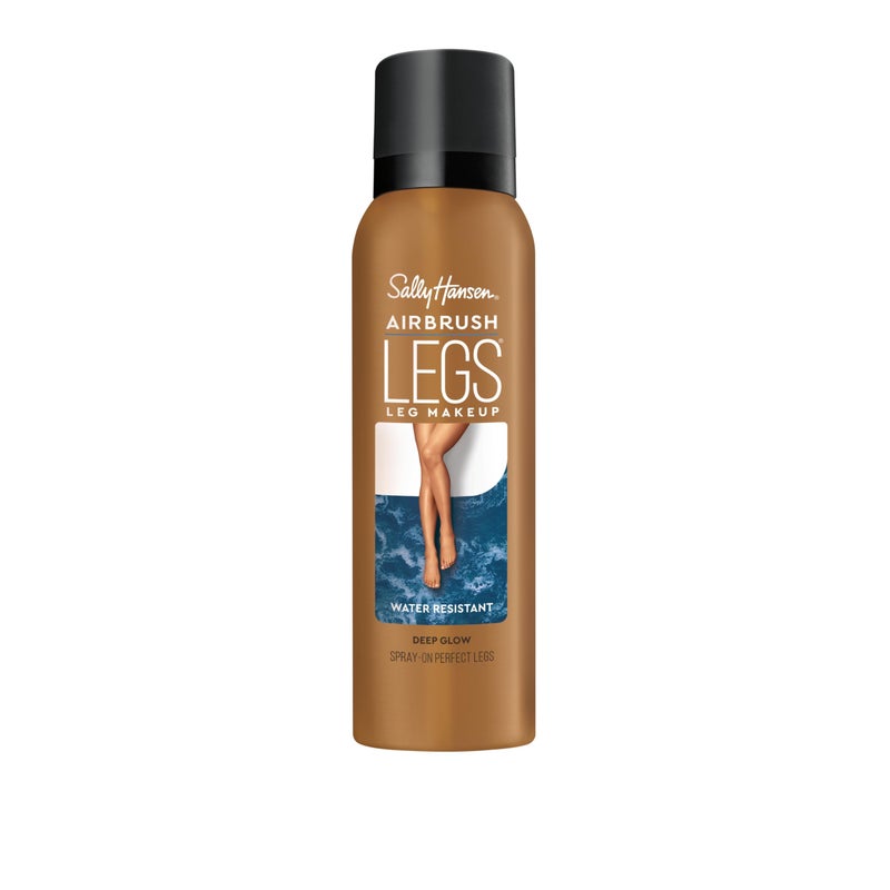 Sally Hansen Airbrush Legs Leg Makeup Spray | Lightweight, Transfer-Proof, Water-Resistant | Deep Glow | Airbrush Finish - Image 1