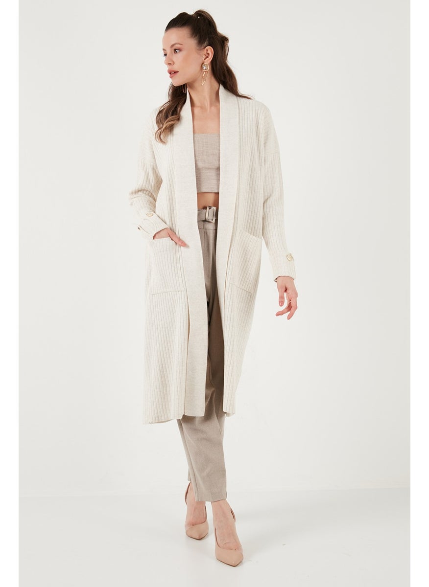 Lela 100% Acrylic Knitted Long Cardigan Women's Cardigan 4615212  - Image 1