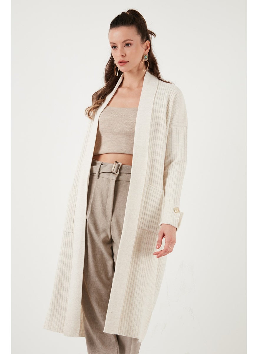 Lela 100% Acrylic Knitted Long Cardigan Women's Cardigan 4615212  - Image 4