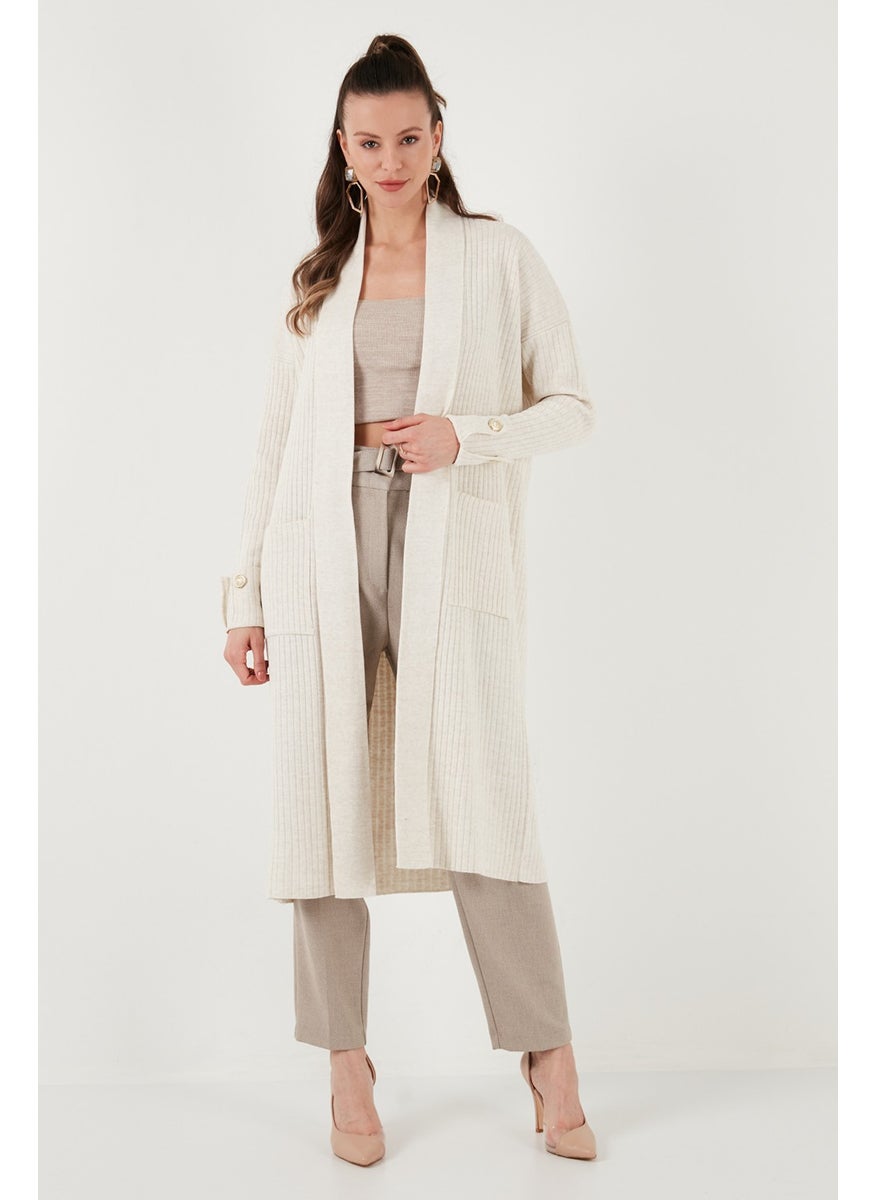 Lela 100% Acrylic Knitted Long Cardigan Women's Cardigan 4615212  - Image 5