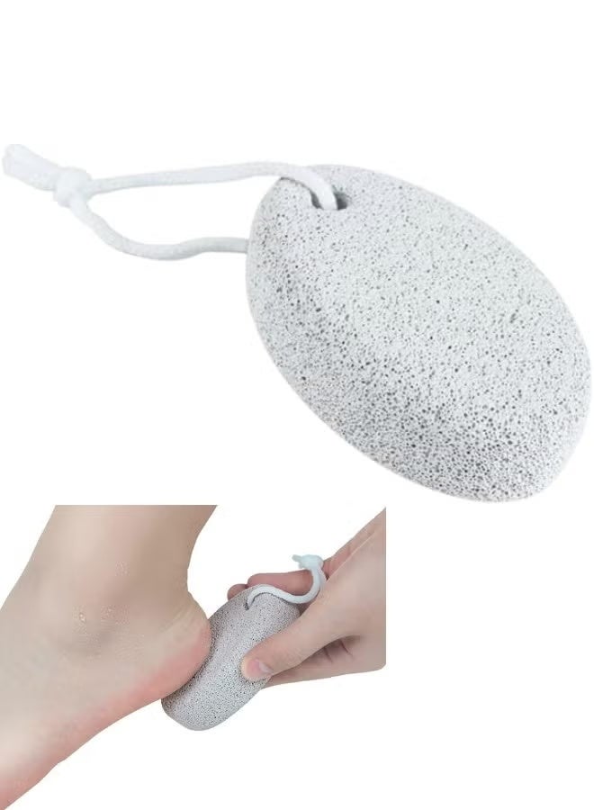 Pumice Stone for Feet – Natural Callus Remover and Foot Scrubber, Exfoliating Stone for Hard, Dry, and Dead Skin on Heels, Hands & Body – Reusable Foot Care Tool (Pack of 1, Multicolor) - Image 1
