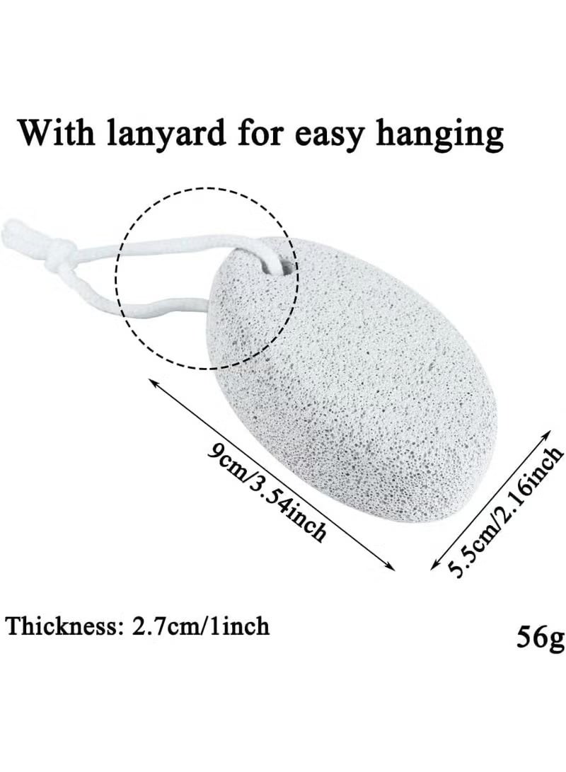 Pumice Stone for Feet – Natural Callus Remover and Foot Scrubber, Exfoliating Stone for Hard, Dry, and Dead Skin on Heels, Hands & Body – Reusable Foot Care Tool (Pack of 1, Multicolor) - Image 2