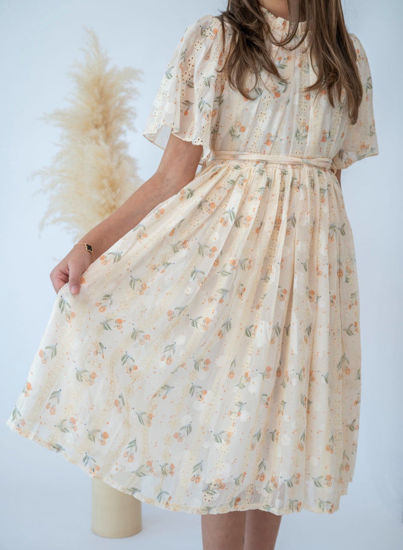 LALEENA Floral Lace Dress for Girls - Image 4