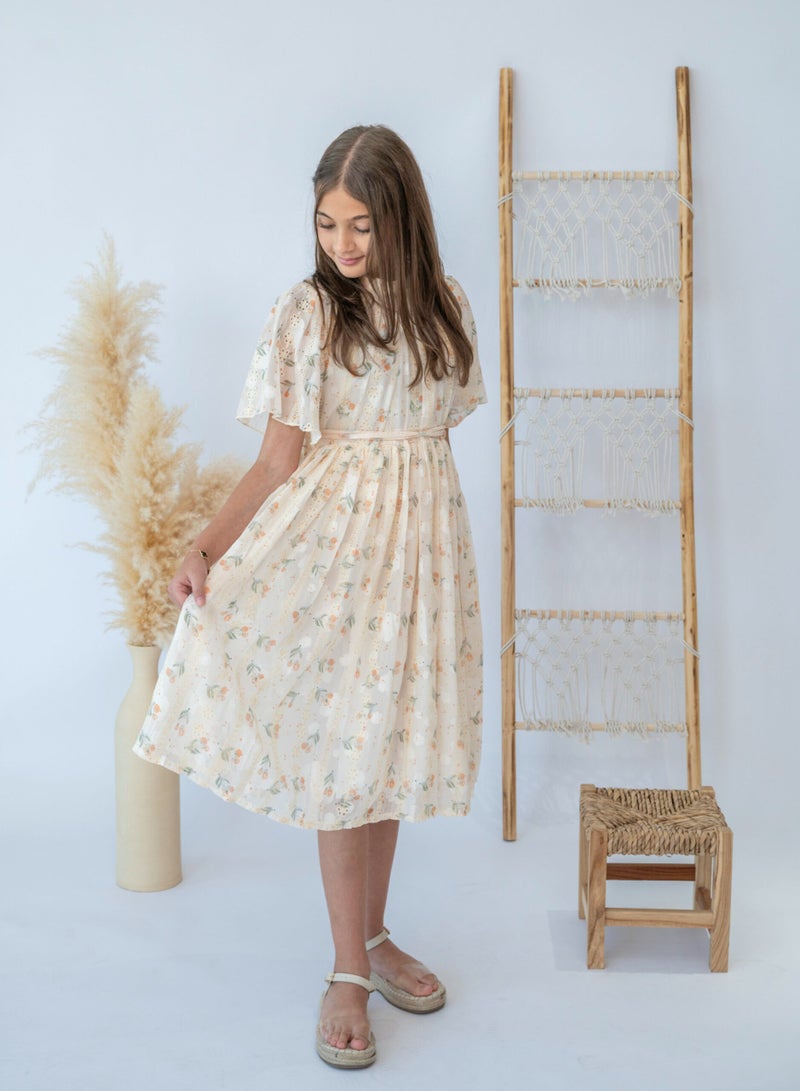 LALEENA Floral Lace Dress for Girls - Image 3