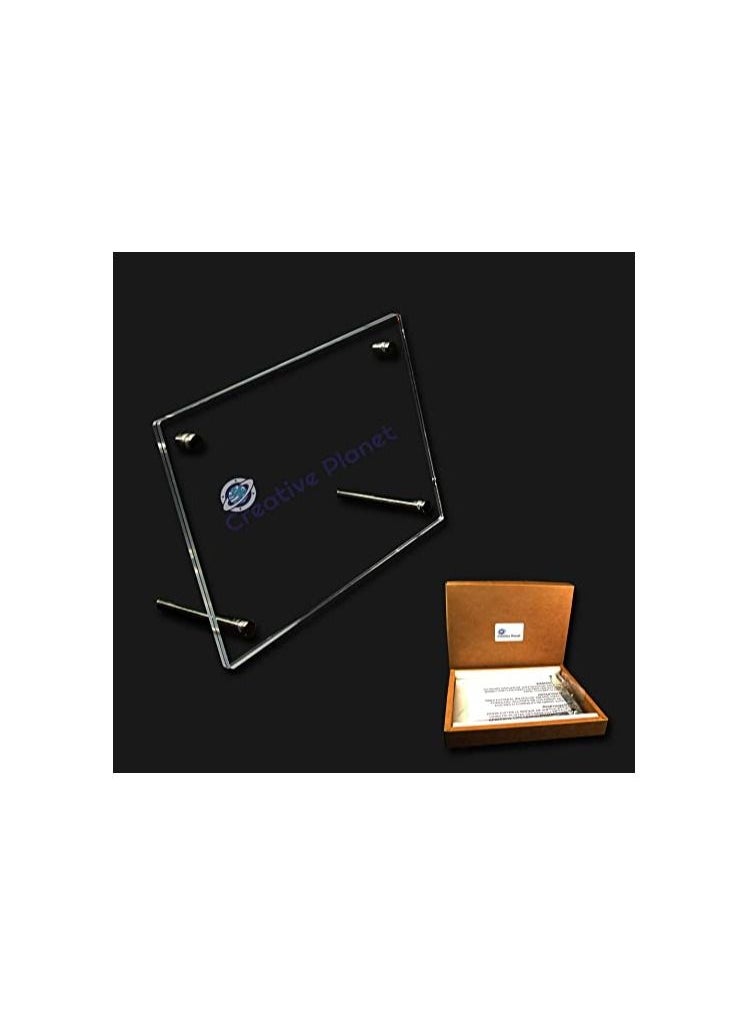 Creative Planet 5R Acrylic Photo Frame Elegant Picture Frame with Stand. High Clarity, Free Standing Tabletop Display , Modern, Stylish & Transparent - pzsku/ZE78B80AED19F9194081DZ/45/_/1662540311/4c7971cd-3f44-4fd3-bfd9-bee77bbbfa9d