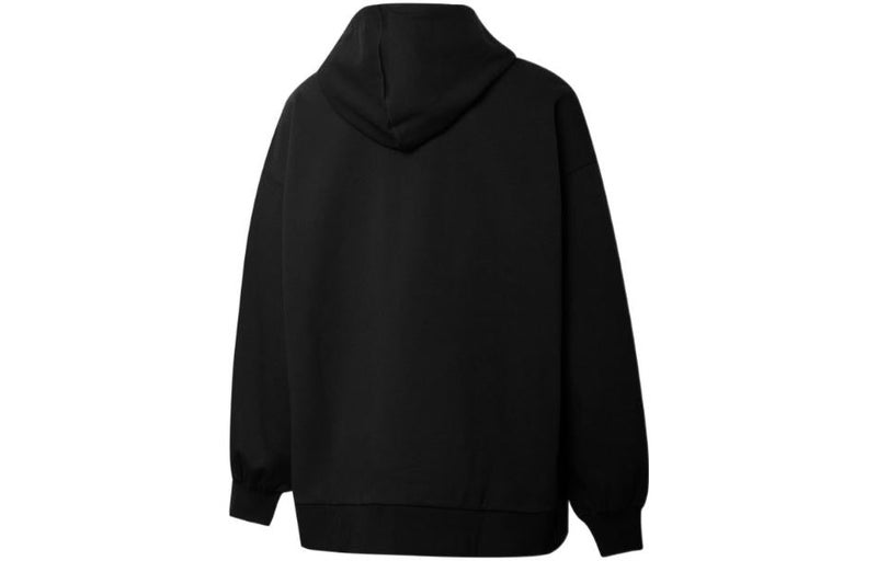 PUMA (WMNS) PUMA Logo CNY Sportswear Hoodie 'Black' - Image 2