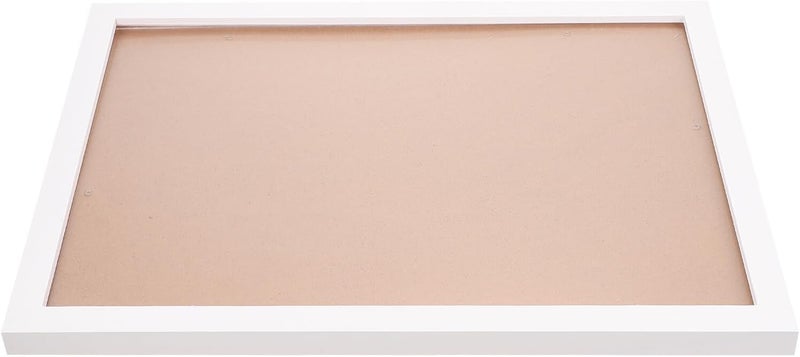 A3 White Solid Wood Wall-mounted Picture Frame Decorative Photo Holder DIY Photo Frame Adornment for Home Décor and Living Room Display - Image 1