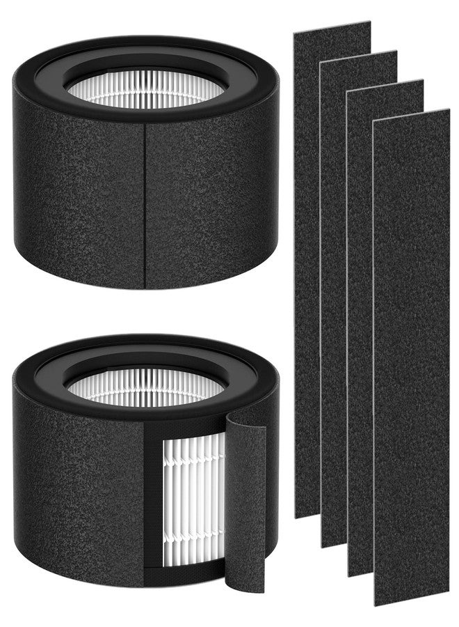 APRIL-FLOWER Z-1000 Filter Replacement, Compatible with TruSens Z-1000 Air Puri-Fier Small Room, Part Number AFH-Z1000-01, with 2 Pack Filters + 4 Extra Activated Carbon Pre-Filters - Image 1