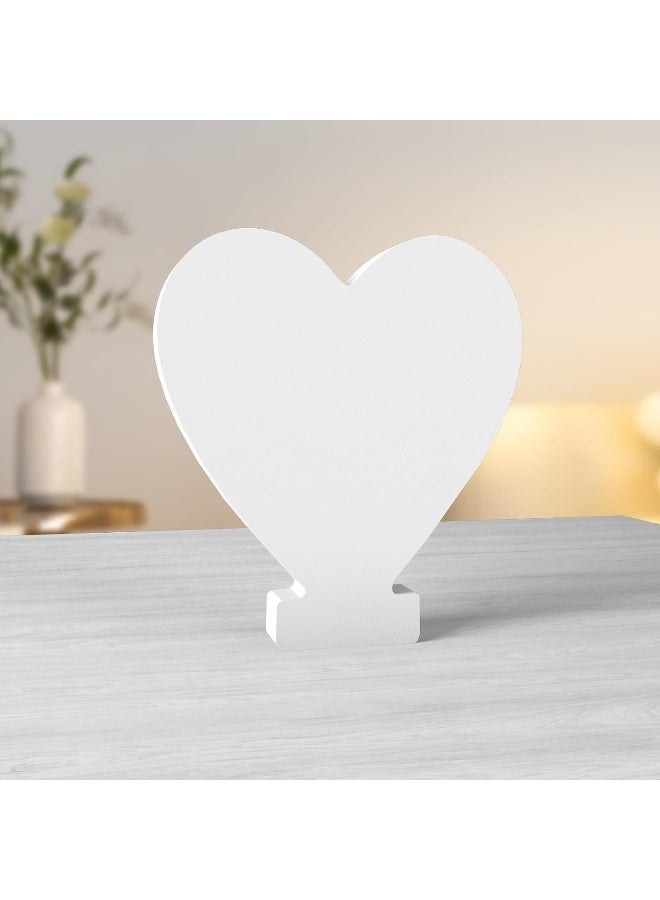 TPGP حروف خشبية TPGP - حروف غير مكتملة بحجم 6 بوصات لتزيين الجدران، شرائح قائمة لتزيين لوحات العلامات لمشاريع الحرف والمنزل (حب) - Image 1