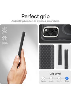 CYRILL Ultra Sheer Mag for iPhone 16 PRO Case Cover Compatible with MagSafe [Shock-Absorbent] - Space Gray  - Image 5