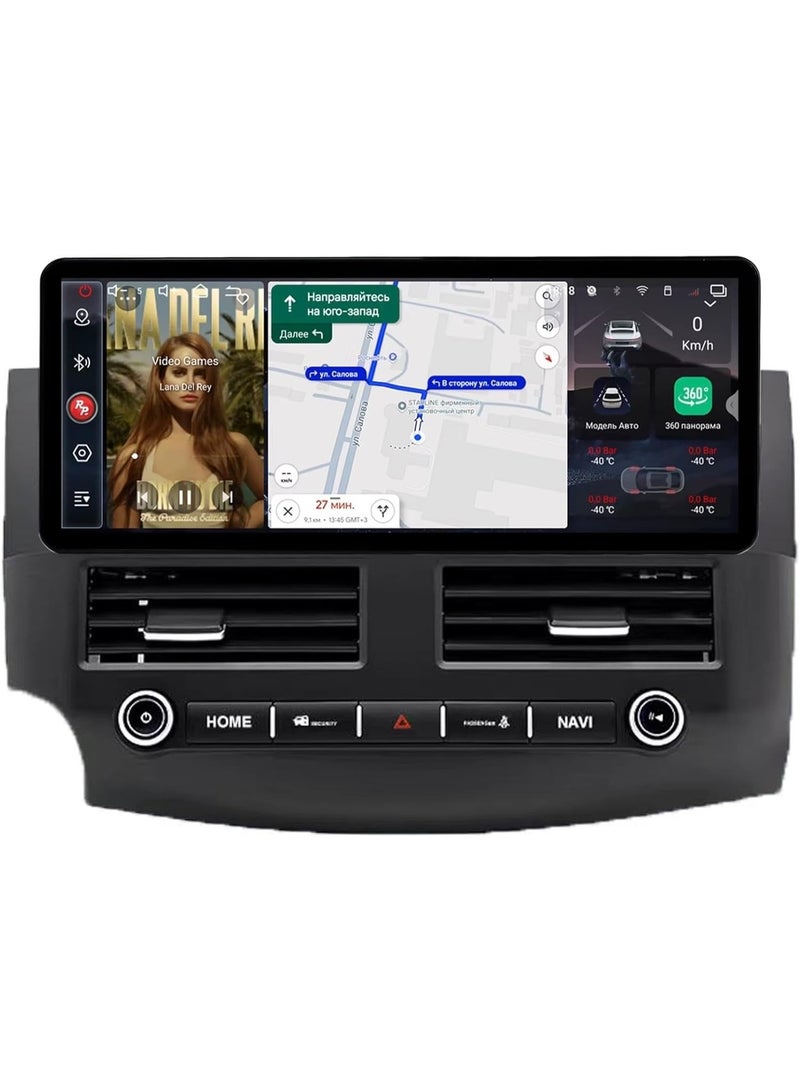 شيزا ستار نظام صوتي للسيارة يعمل بنظام أندرويد لسيارات Mitsubishi Lancer (2007–2017) - يدعم CarPlay وM-Link وWi-Fi وBluetooth والراديو ونظام تحديد المواقع (GPS) - شاشة IPS بمقاس 12.3 بوصة مع كاميرا AHD مرفقة - Image 1