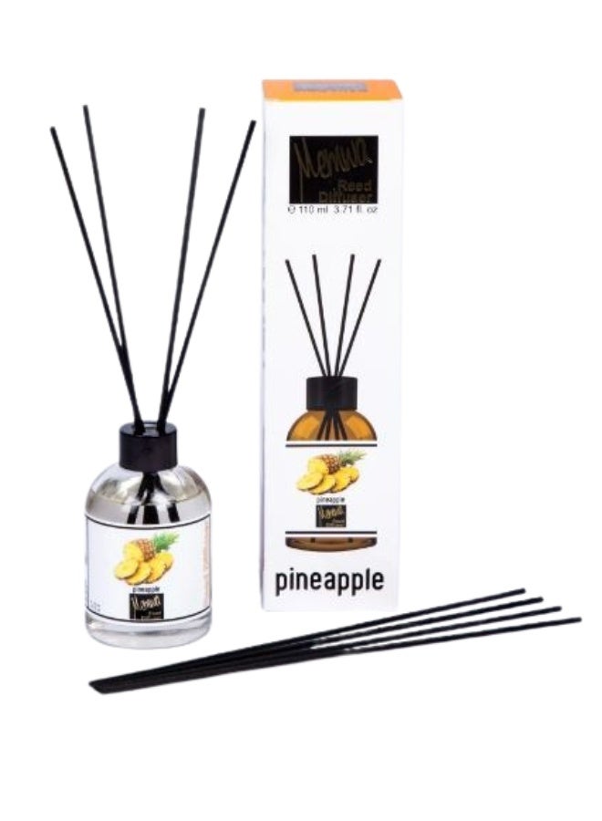 ميموا فواحة عود معطر جو برائحة الأناناس 110 مل من ميموا – معطر منزلي فاخر برائحة استوائية منعشة - Image 1