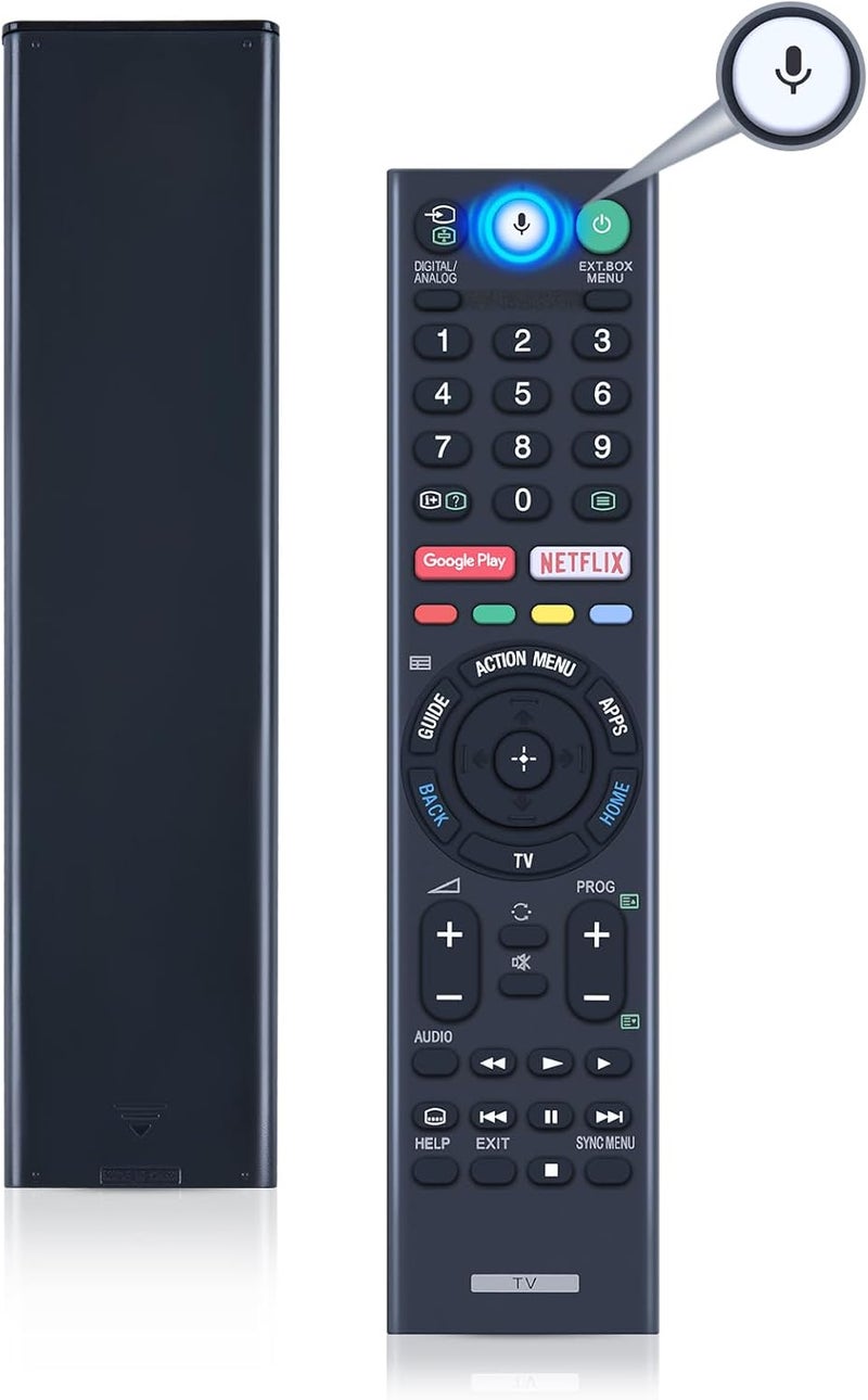 جهاز تحكم عن بعد بديل New Voice RMF-TX310P مناسب لتلفاز سوني الذكي سلسلة A8G، X75F، X78F، X83F، X85F، X90F، X80G - Image 1