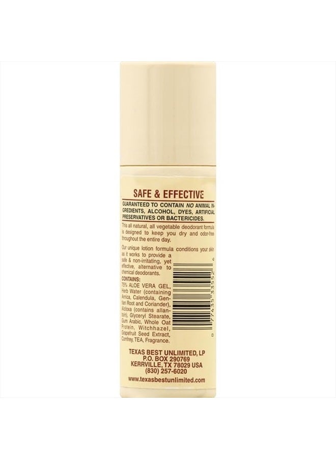 ALVERA All Natural Roll-On Deodorant Aloe & Almonds - 3 Fl Oz, 4 pack - Image 2