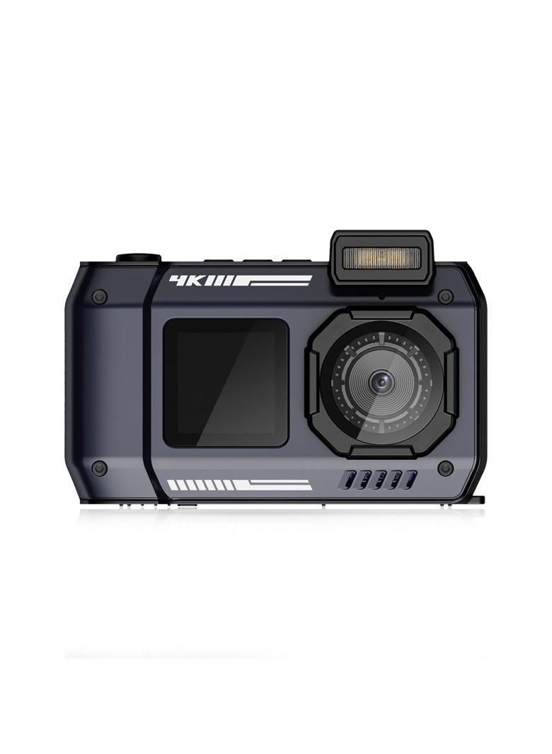 EVEREEN 32FT Underwater Camera 4K 48MP Waterproof Camera Rugged Dustproof Shockproof, Autofocus Selfie Dual-Screen Underwater Camera for Snorkeling Diving Sport Floatable Digital Camera with 64GB Card(Black) - Image 5