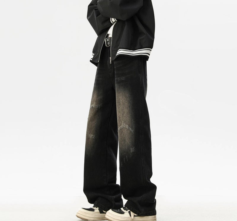 Unisex Casual Daily Denim Jeans - Image 1