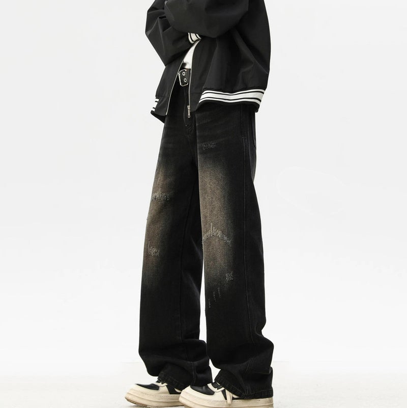Unisex Casual Daily Denim Jeans - Image 2