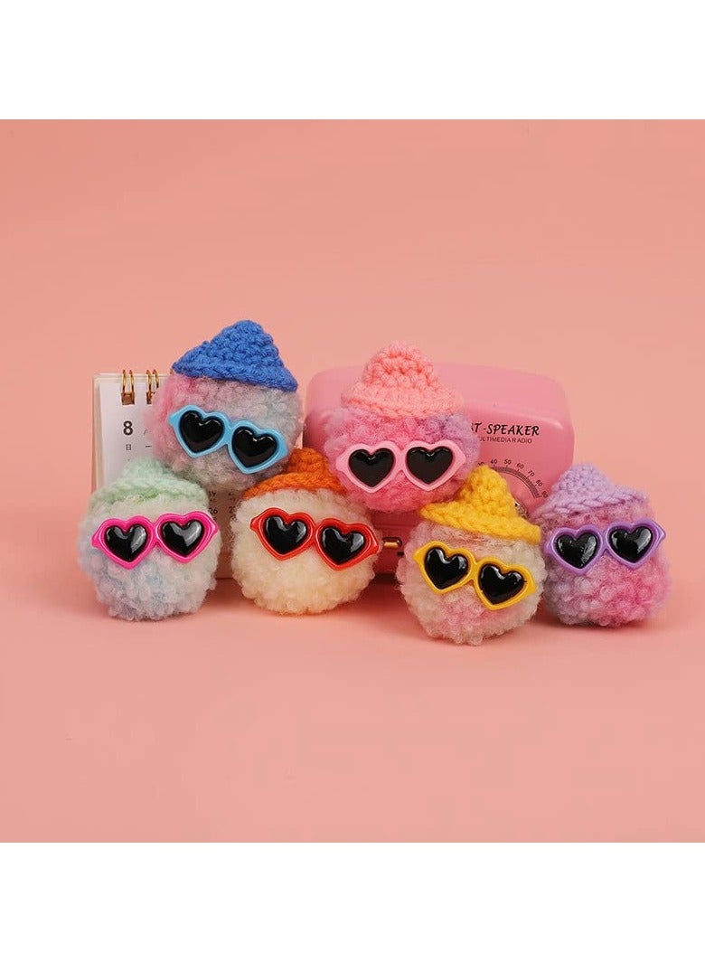 12 Pcs Random Plush Shoe Decorations Charms, for croc Bracelets Wristband Colorful Beauty croc jibbed charms Bracelet Decorations Party Gifts - Image 3