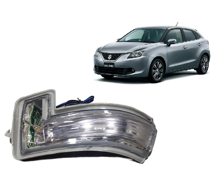 ضوء مؤشر المرآة الجانبية / ضوء إشارة الانعطاف / LED لسيارة بالينو القديمة 2015-2021 (الجانب الأيمن - جانب السائق)