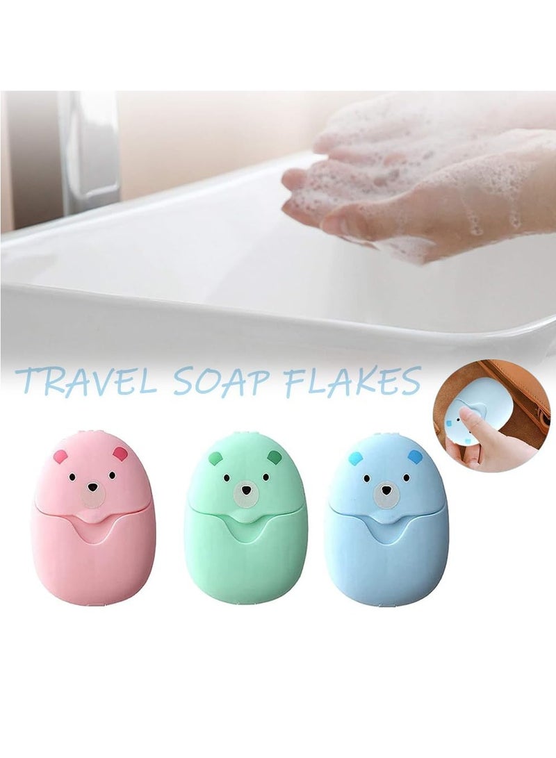 Disposable Paper Soap,3 Boxs Total 150 Sheets Mini Soap Paper Portable Hand Wash Paper Scented Soap Paper with Buckle Storage Box for Outdoor Washing Cleaning Hand Toilet Bath Travel Camping Hiking - Image 5