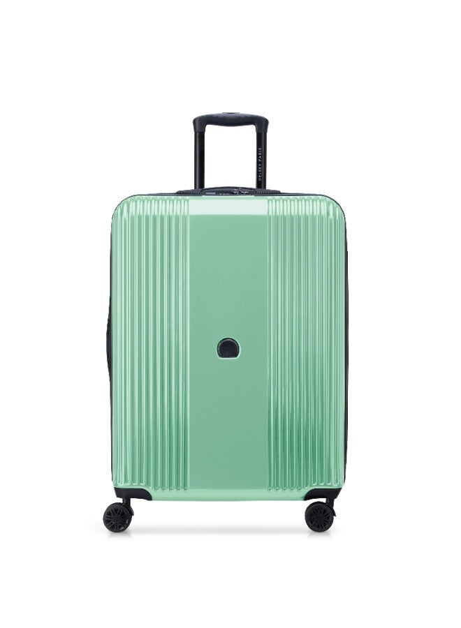DELSEY Ophelie Hardcase Expendable Double Wheel Luggage Trolley Suitcase 70cm Almond - Image 1