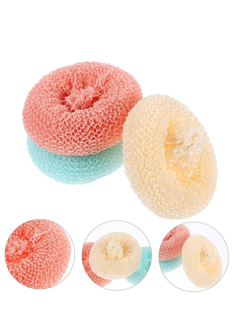 Plastic Sponge Scrub Pads for Dishwashing – 5 Pieces – Multicolored, Non-Absorbent, Non-Scratch for Non-Stick & Coated Cookware - Image 3
