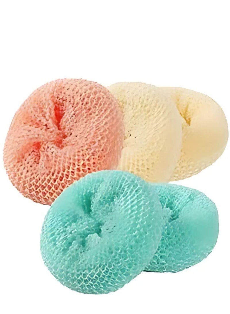 Plastic Sponge Scrub Pads for Dishwashing – 5 Pieces – Multicolored, Non-Absorbent, Non-Scratch for Non-Stick & Coated Cookware - Image 1