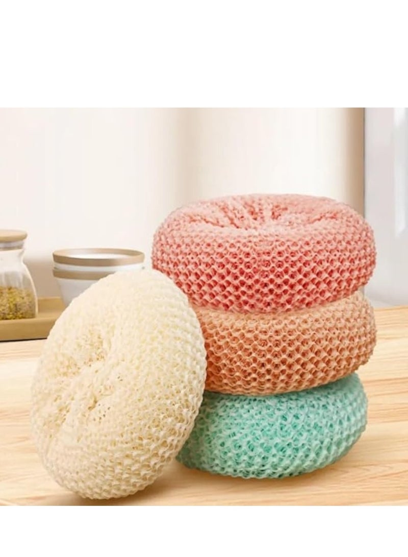 Plastic Sponge Scrub Pads for Dishwashing – 5 Pieces – Multicolored, Non-Absorbent, Non-Scratch for Non-Stick & Coated Cookware - Image 2