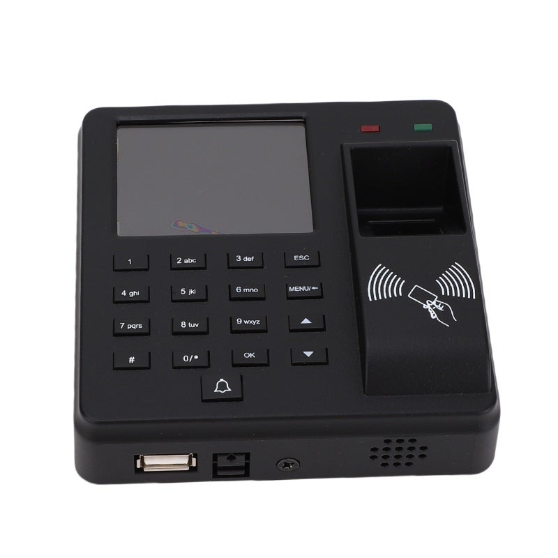 Fingerprint Time Clock - Standalone Attendance Machine With High Accurate Scratch Resistant Optical Sensor - Fingerprint Password ID Card for Office and School - Image 5